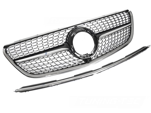 ATRAPA GRILL DIAMOND BLACK CHROME MERCEDES VITO W447 19-23