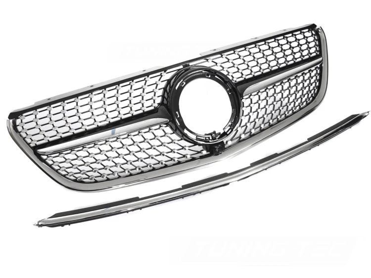 ATRAPA GRILL DIAMOND BLACK CHROME MERCEDES VITO W447 19-23