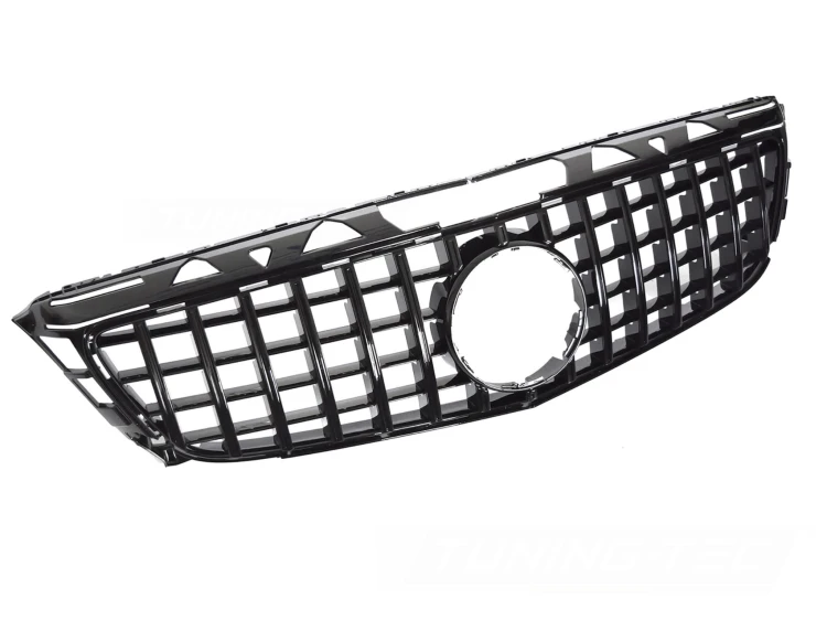 ATRAPA GRILL GLOSSY BLACK MERCEDES CLS C218 11-14 PANAMERICANA