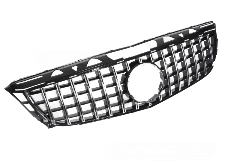 ATRAPA GRILL BLACK CHROME MERCEDES CLS C218 11-14 PANAMERICANA