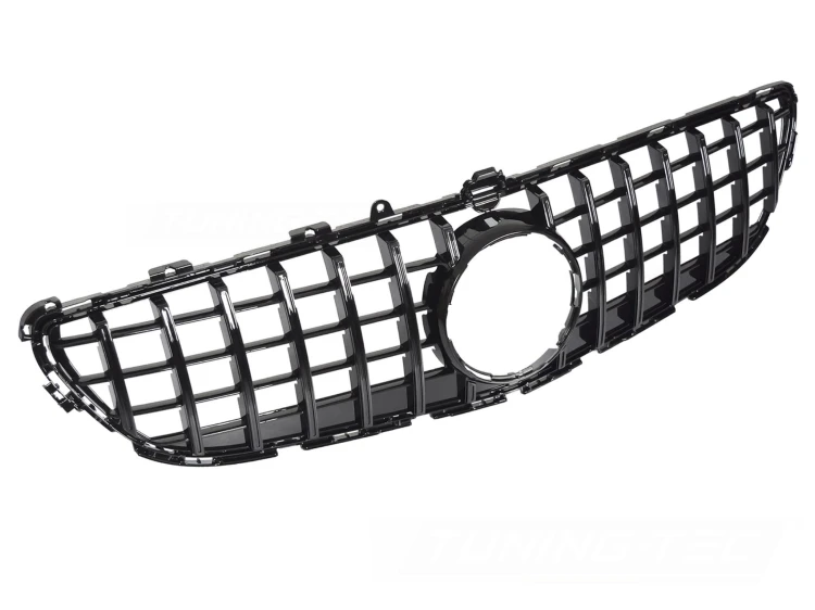 ATRAPA GRILL GLOSSY BLACK MERCEDES CLS C218 14-18 PANAMERICANA