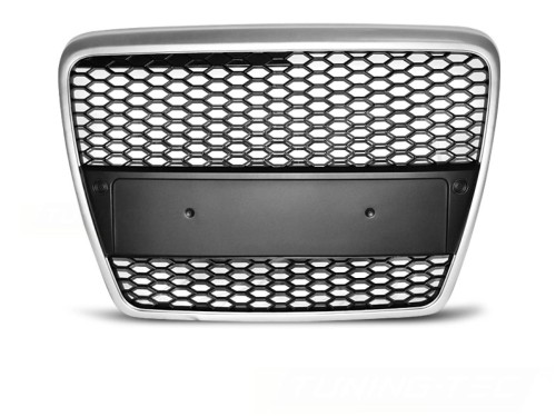 ATRAPA GRILL SILVER AUDI A6 C6 04.04-08 PLASTER MIODU