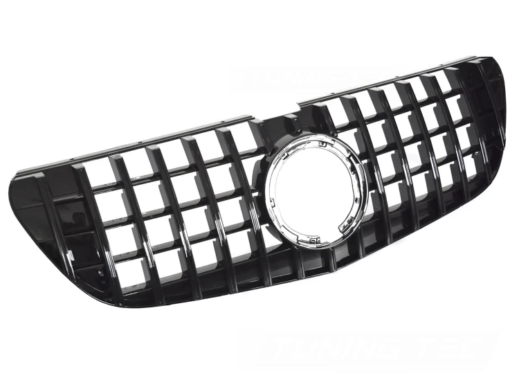ATRAPA GRILL GLOSSY BLACK MERCEDES VITO W447 19-23 PANAMERICANA