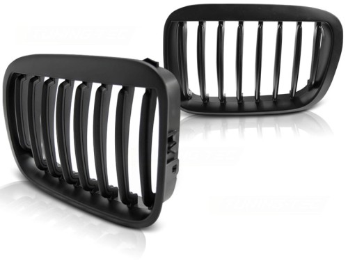 NERKI GRILL ATRAPA BLACK BMW SERII 3 E46 05.98-08.01 SEDAN KOMBI COMPACT