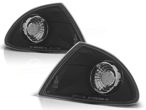 KIERUNKOWSKAZY PRZEDNIE BLACK BMW SERII 3 E46 05.98-08.01