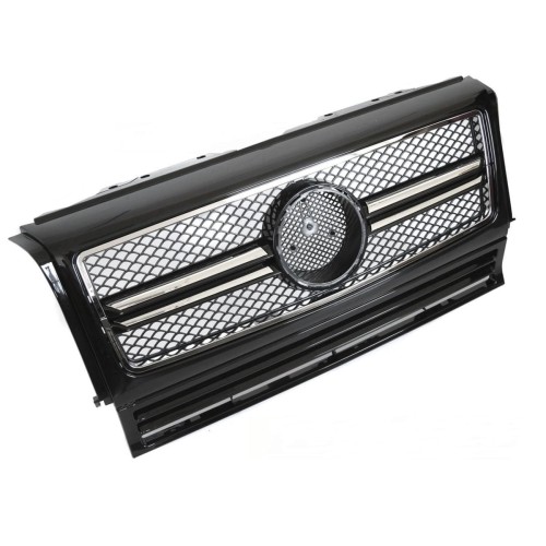 ATRAPA GRILL BLACK CHROME MERCEDES G KLASA W463 90-12 G63