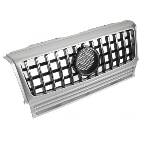 ATRAPA GRILL W464 LOOK SILVER CHROME MERCEDES G KLASA W463 90-12