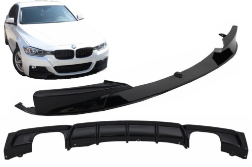 DOKŁADKA ZDERZAKA DYFUZOR BMW 3 SERII F30 F31 (11-19) M PERFORMANCE