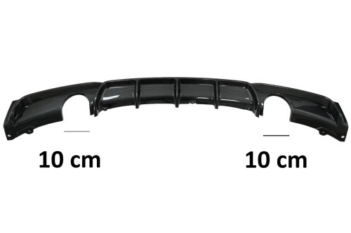 DYFUZOR ZDERZAKA TYLNEGO BMW 3 SERII F30 F31 (11-19) M-PERFORMANCE