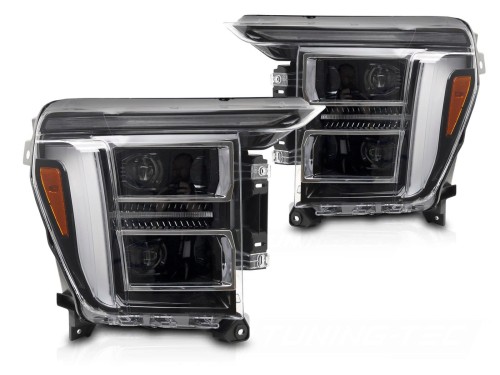 LAMPY PRZEDNIE REFLEKTORY FULL LED DRL FORD F150 MK14 20-23