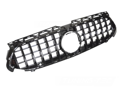ATRAPA GRILL GLOSSY BLACK MERCEDES A KLASA W177 22+ PANAMERICANA