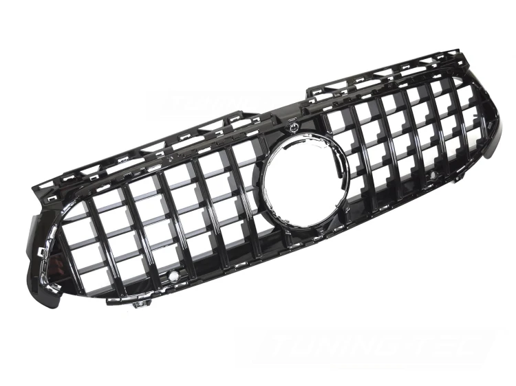 ATRAPA GRILL GLOSSY BLACK MERCEDES A KLASA W177 22+ PANAMERICANA