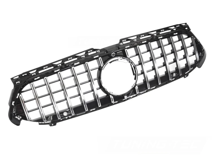 ATRAPA GRILL CHROME BLACK MERCEDES A KLASA W177 22+ PANAMERICANA