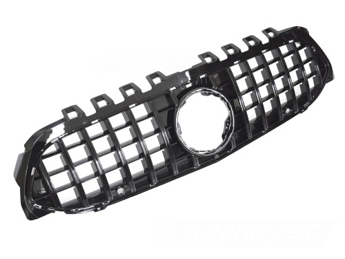 ATRAPA GRILL BLACK MERCEDES A-CLASS W177 18-22 PANAMERICANA