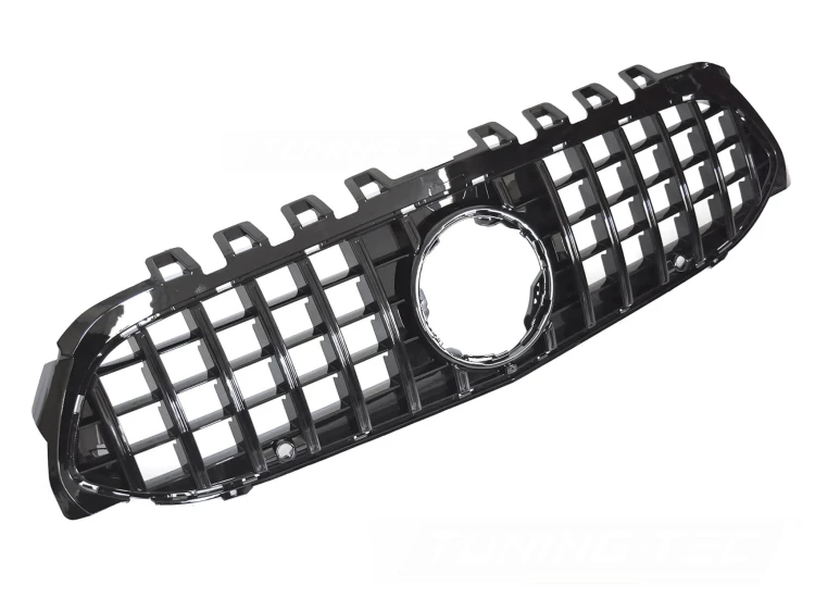 ATRAPA GRILL BLACK MERCEDES A-CLASS W177 18-22 PANAMERICANA