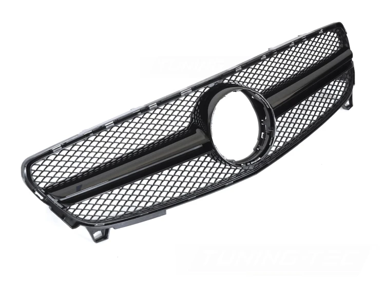 ATRAPA GRILL GLOSSY BLACK MERCEDES A KLASA W176 15-18 AMG