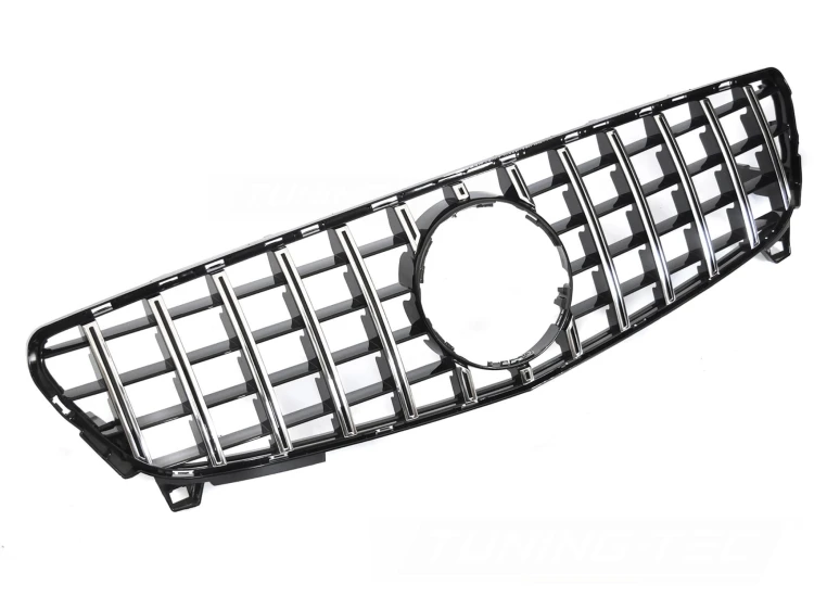 ATRAPA GRILL BLACK CHROME MERCEDES A KLASA W176 15-18 PANAMERICANA