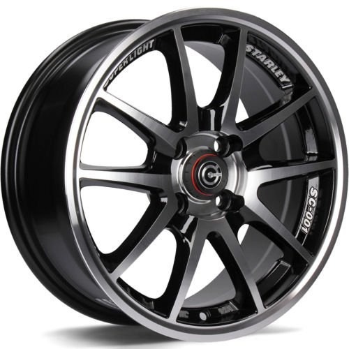 FELGA ALUMINIOWA CARBONADO SUPERLIGHT 6.5" X 15" 4X100 ET 35