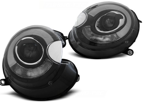 LAMPY PRZEDNIE REFLEKTORY BLACK MINI (COOPER) 06-14 LED