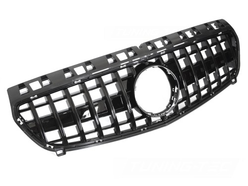 ATRAPA GRILL GLOSSY BLACK MERCEDES A KLASA W176 12-15 PANAMERICANA