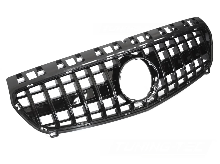 ATRAPA GRILL GLOSSY BLACK MERCEDES A KLASA W176 12-15 PANAMERICANA