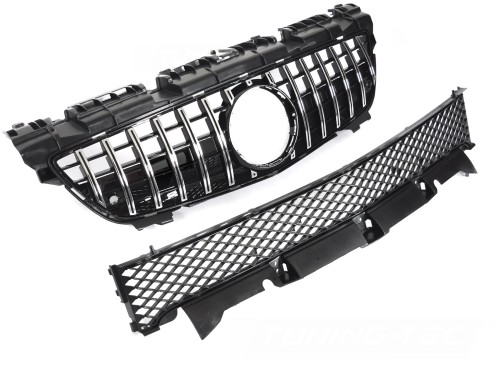 ATRAPA GRILL BLACK CHROME MERCEDES SLK R172 11-15 PANAMERICANA