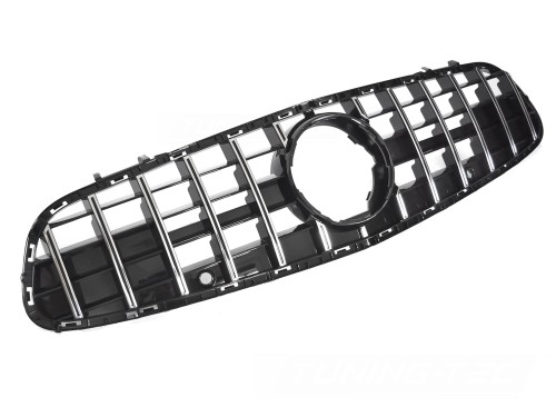 ATRAPA GRILL BLACK CHROME MERCEDES SL R231 16-20 PANAMERICANA