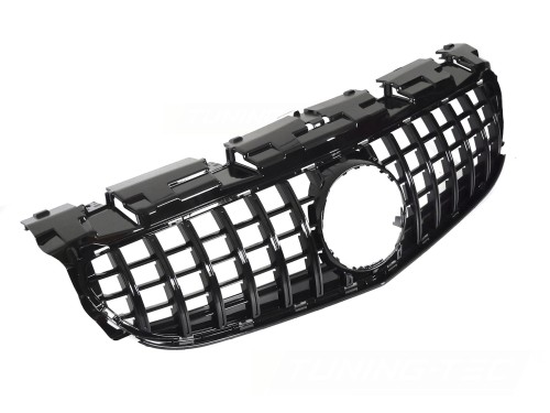 ATRAPA GRILL GLOSSY BLACK MERCEDES SLK R172 15-20 PANAMERICANA