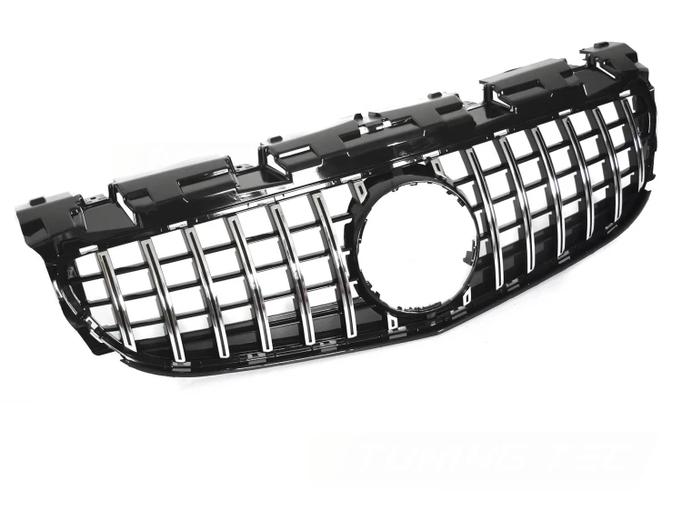 ATRAPA GRILL BLACK CHROME MERCEDES SLK R172 15-20 PANAMERICANA