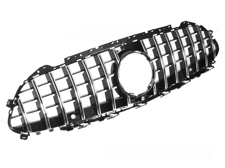 ATRAPA GRILL BLACK CHROME MERCEDES CLS C257 18-23 PANAMERICANA