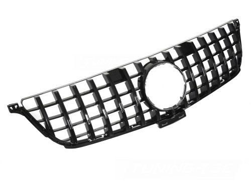 ATRAPA GRILL GLOSSY BLACK MERCEDES ML W166 11-15 PANAMERICANA