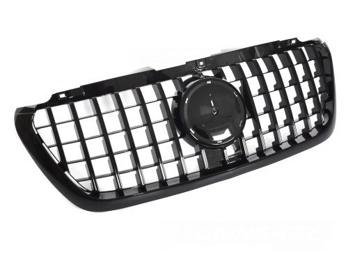 GRILL ATRAPA PANAMERICANA MERCEDES SPRINTER W907 18-22 CZARNY POŁYSK