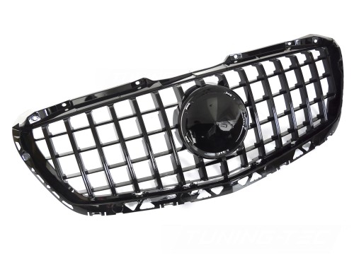 GRILL ATRAPA PANAMERICANA MERCEDES SPRINTER W906 13-18 CZARNY POŁYSK