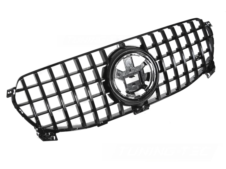 GRILL ATRAPA PANAMERICANA MERCEDES GLE W167 19-23 CZARNY POŁYSK
