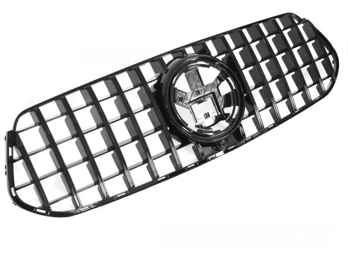 GRILL ATRAPA PANAMERICANA MERCEDES GLE W167 / C167 19-23 CZARNY POŁYSK
