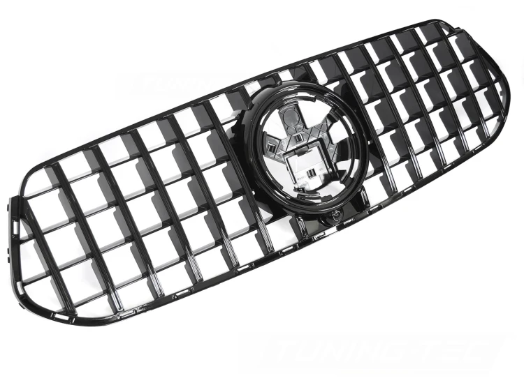 GRILL ATRAPA PANAMERICANA MERCEDES GLE W167 / C167 19-23 CZARNY POŁYSK
