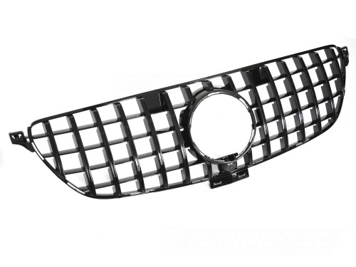 GRILL ATRAPA PANAMERICANA MERCEDES GLE C292 15-19 CZARNY POŁYSK