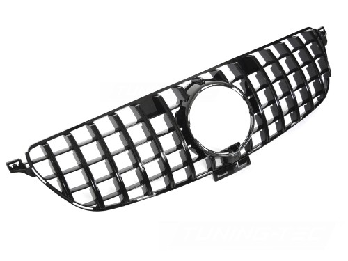 GRILL ATRAPA PANAMERICANA MERCEDES GLE W166 15-19 CZARNY POŁYSK