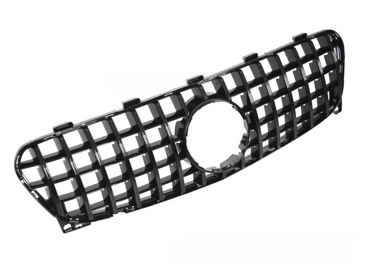 GRILL ATRAPA PANAMERICANA MERCEDES GLA X156 16-19 CZARNY POŁYSK