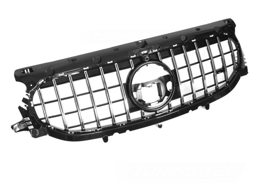 GRILL ATRAPA PANAMERICANA MERCEDES GLA H247 19-23 CHROM