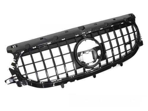 GRILL ATRAPA PANAMERICANA MERCEDES GLA H247 19-23 CZARNY POŁYSK
