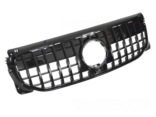 GRILL ATRAPA PANAMERICANA MERCEDES GLB X247 19-23 CZARNY POŁYSK