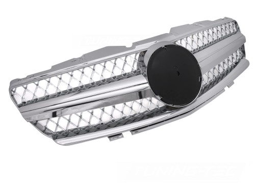 GRILL ATRAPA AMG MERCEDES SL R230 01-06 CHROM