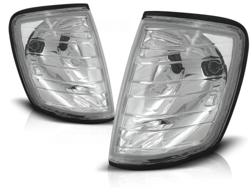 KIERUNKOWSKAZY PRZEDNIE CHROME MERCEDES W124 E-KLASA 85-95