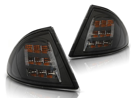 KIERUNKOWSKAZY PRZEDNIE BLACK LED BMW SERII 3 E46 05.98-08.01