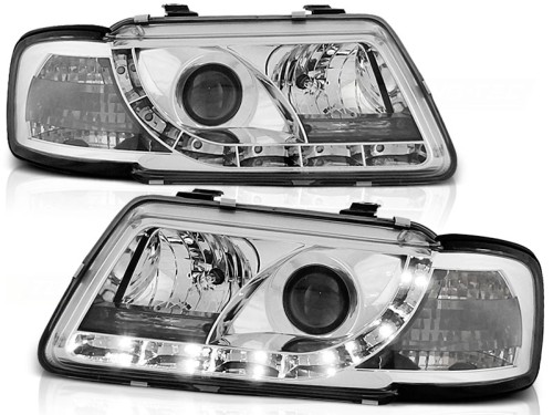 LAMPY PRZEDNIE REFLEKTORY CHROME AUDI A3 8L 08.96-08.00