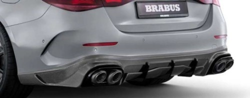 BRABUS DYFUZOR ZDERZAKA TYLNEGO Z CARBONU + KOŃCÓWKI WYDECHU MERCEDES E53 A