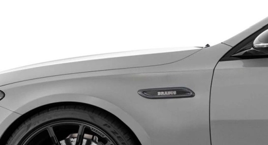 BRABUS WSTAWKI Z CARBONU NA BŁOTNIKI PRZEDNIE MERCEDES E53 AMG W214