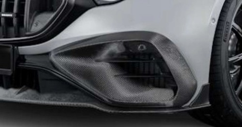 BRABUS WSTAWKI Z CARBONU DO ZDERZAKA PRZEDNIEGO MERCEDES E53 AMG W214