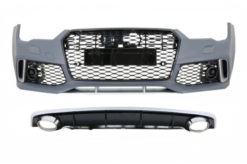 PRZEDNI ZDERZAK GRILL AUDI A7 C7 4G FACELIFT (15-18) RS7 DESIIGN